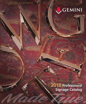 2018 US Professional Signage Catalog