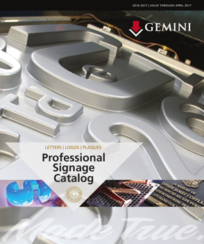 2016 Professional Signage Catalog