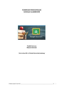 Panduan Google Classroom 2