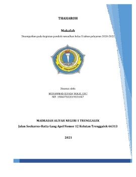 materi thaharah kelas 10