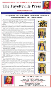 The fayetteville Press Newspaper Apri l& May 2025