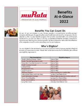 2022 01 Benefits Guide Murata Flipbook 