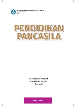 Buku Murid Pendidikan Pancasila untuk SD_MI Kelas II - Fase A