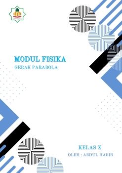 Biru Kuning Abu-Abu Modern Geometri Sampul Modul Ajar Bahasa Indonesia Dokumen A4