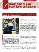 Carol Burmeister writes 7 Simple Ways to Make Travel Easier with Autism featured in Autism Parenting Magazine 