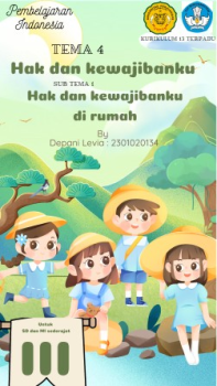 Hijau Biru Ilustrasi Lucu Hari Anak Cerita Instagram