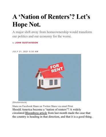 A Nation of Renters