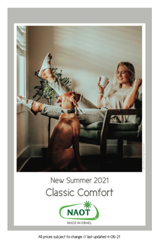 Naot Classic Comfort Line Sheet Summer 2021