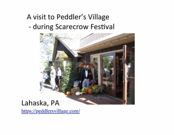 Peddler's Scarecrow for CPAWNJ