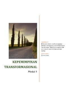 Kepemimpinan transformasional