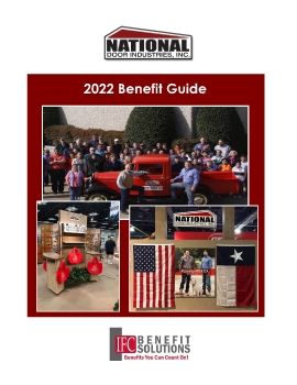 2022 National Door Benefit Guide