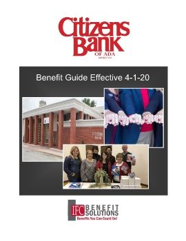 Citizens Bank Benefit Guide 2020_Revised 9-25-2020