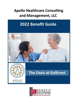 2022 Apollo Healthcare - Benefit Guide Oasis at Golfcrest-Eff. 5-1-22