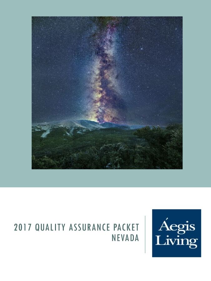 2017 Quality Assurance Packet - NV