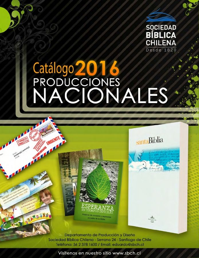 rcCATALOGO SBCH CHILE 2016 - Eduardo Carrillo Trejo