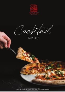 Cocktail menu