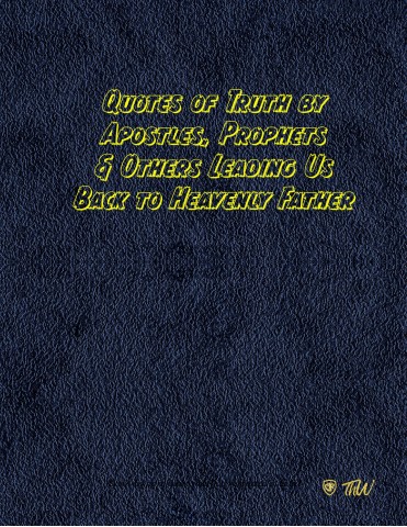 zz flip builders booklet quotes -  apostles & prophets