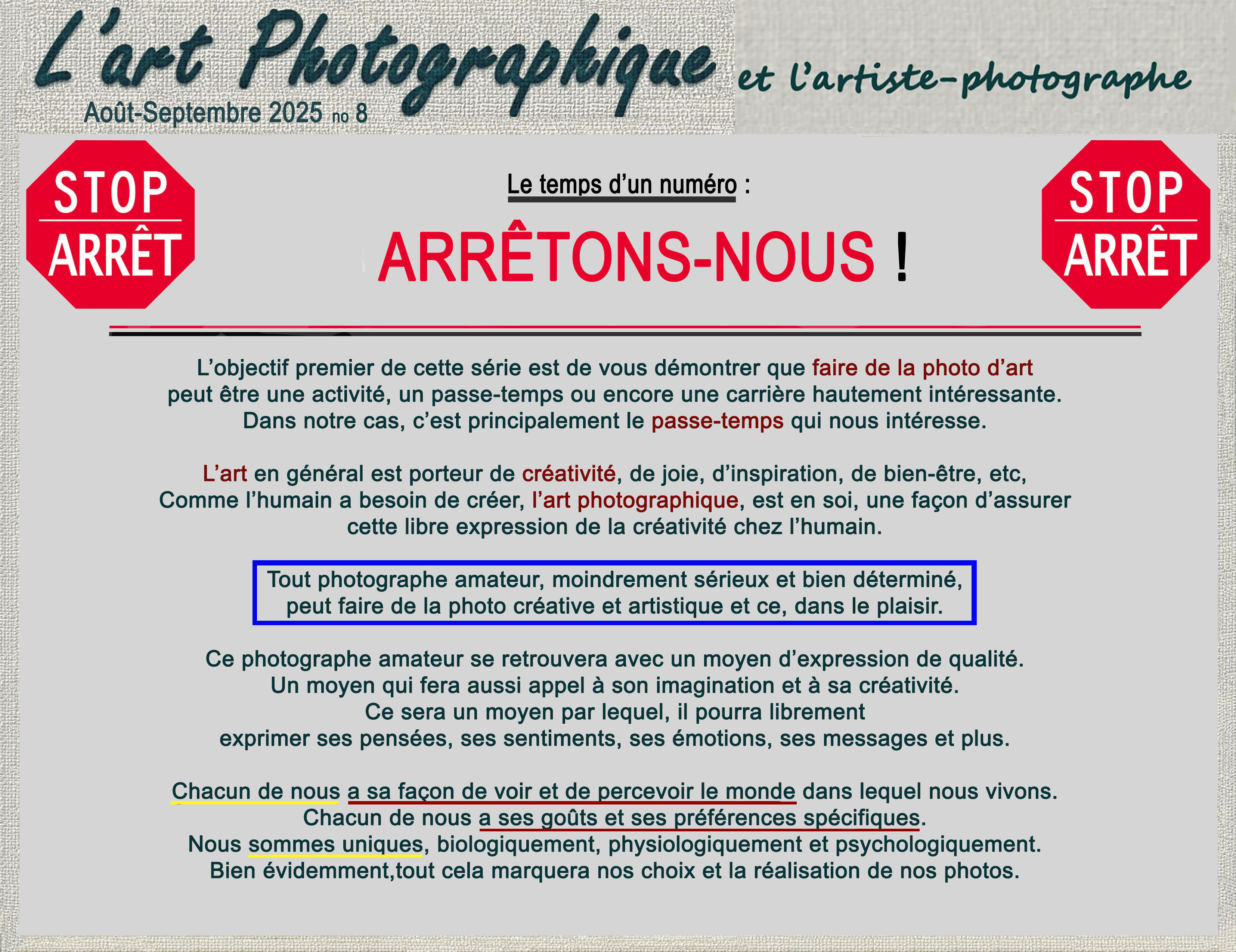 BULLETIN D'ART PHOTOGRAPHIQUE NO 8