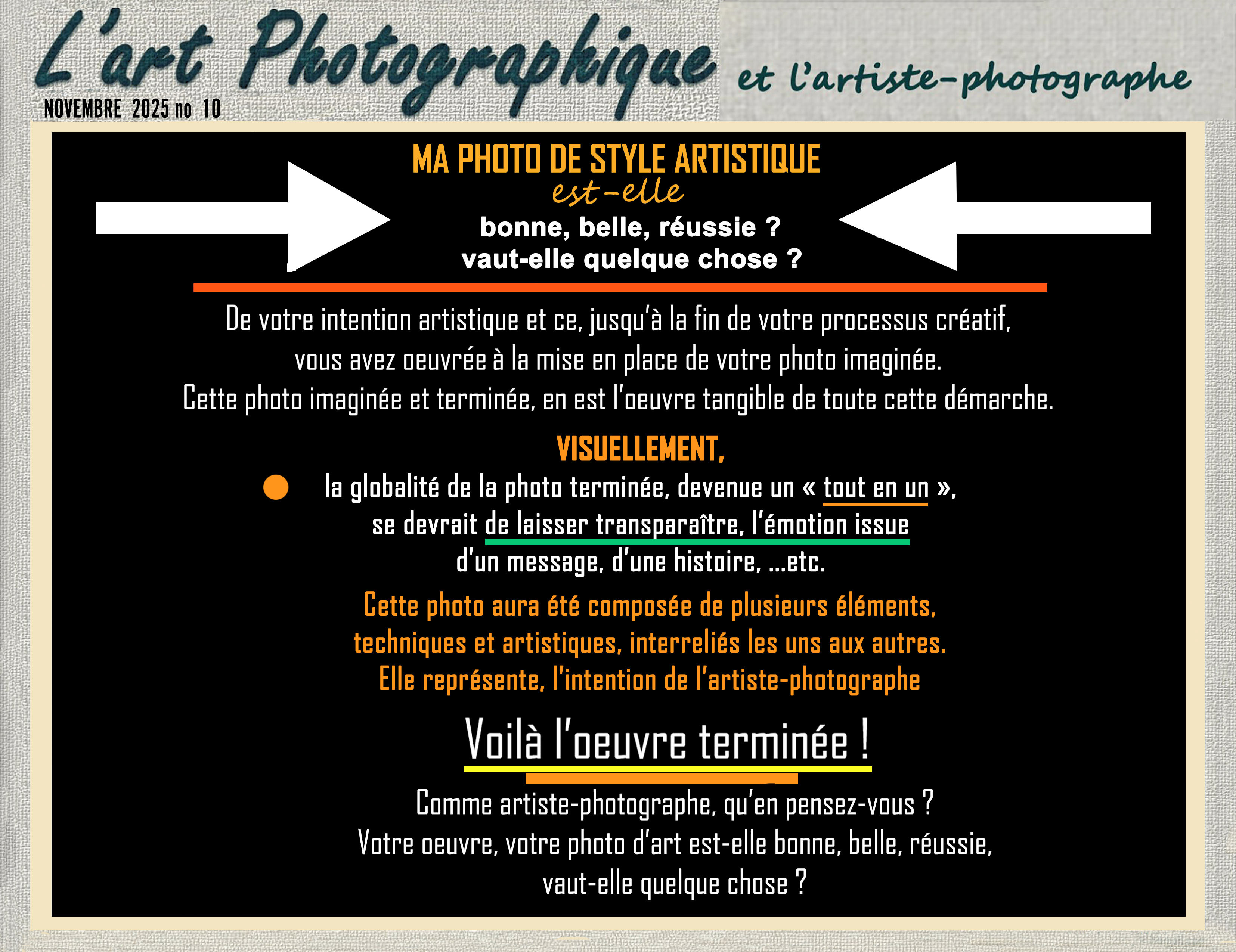 BULLETIN D'ART PHOTOGRAPHIQUE no 10