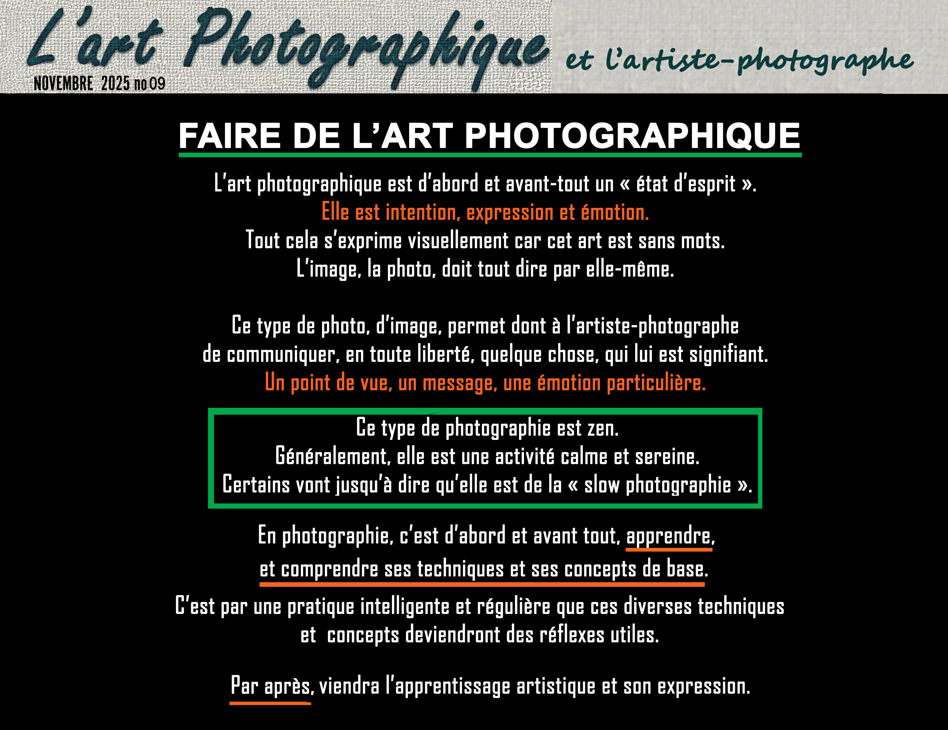 Bulletin L'ART PHOTOGRAPHIQUE NO 9