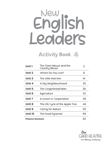 new english leaders Activity book 4