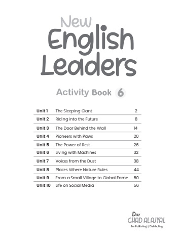 new english leaders activity book 6