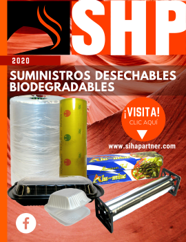 Suministros desechables biodegradables
