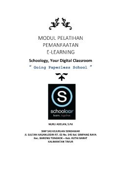 Modul Schoology SAS