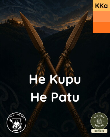 He Kupu, He Patu