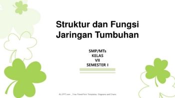Struktur dan Fungsi Tumbuhan