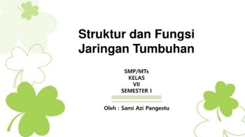 struktur tumbuhan