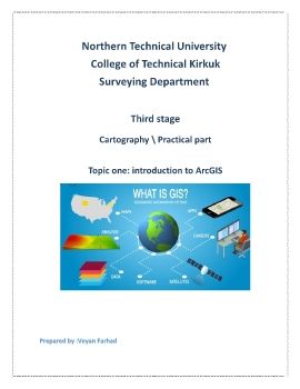 Topic 1 - introduction to gis