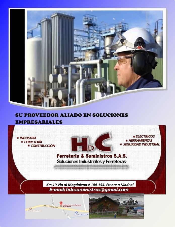 BIENVENIDO! PORTAFOLIO HDC SUMINISTROS INDUSTRIALES