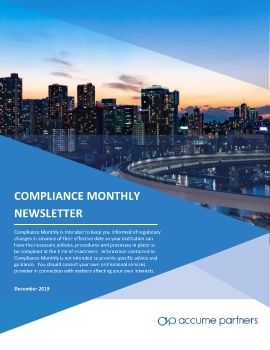 Compliance Monthly - December 2019