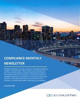 Compliance Monthly - November 2019