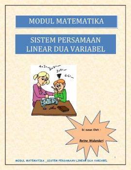 SISTEM PERSAMAAN LINEAR DUA VARIABEL
