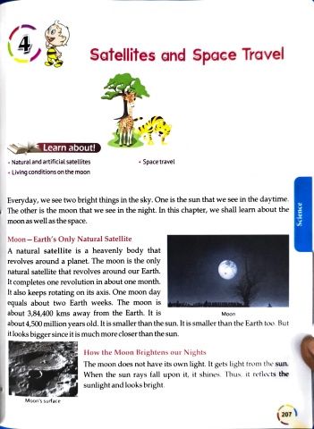 4 satellites and space travel