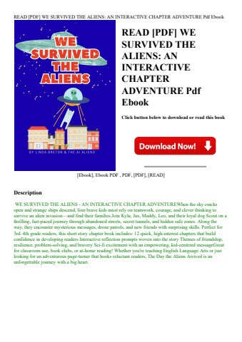 read [pdf] we survived the aliens an interactive chapter adventure pdf ebook