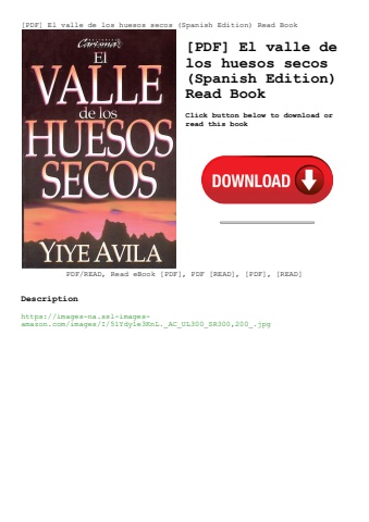 [pdf] el valle de los huesos secos (spanish edition) read book