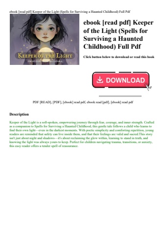 ebook [read pdf] keeper of the light (spells for surviving a haunted childhood) full pdf