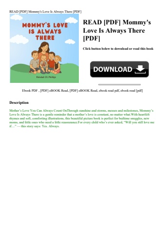 read [pdf] mommy's love is always there [pdf]