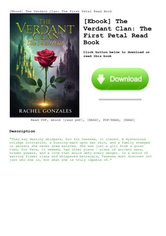 [ebook] the verdant clan the first petal read book