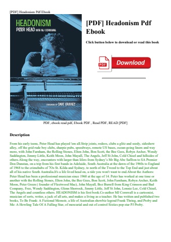 [pdf] headonism pdf ebook