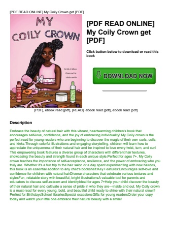 [pdf read online] my coily crown get [pdf]