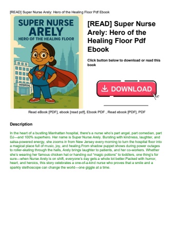 [read] super nurse arely hero of the healing floor pdf ebook