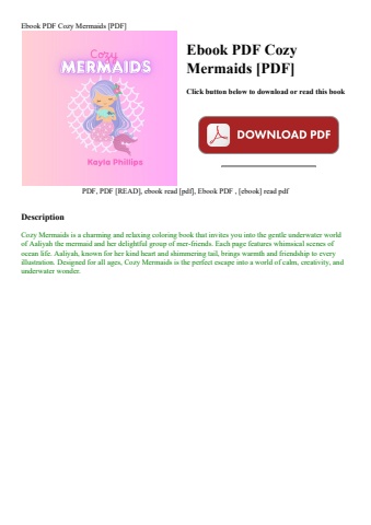 ebook pdf  cozy mermaids [pdf]
