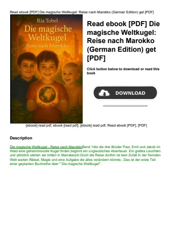 read ebook [pdf] die magische weltkugel reise nach marokko (german edition) get [pdf]