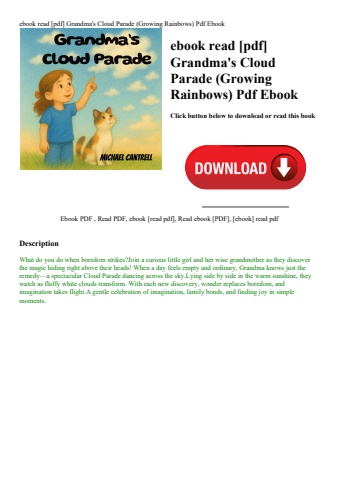 ebook read [pdf] grandma's cloud parade (growing rainbows) pdf ebook