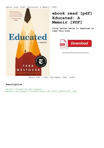 ebook read [pdf] educated a memoir [pdf]