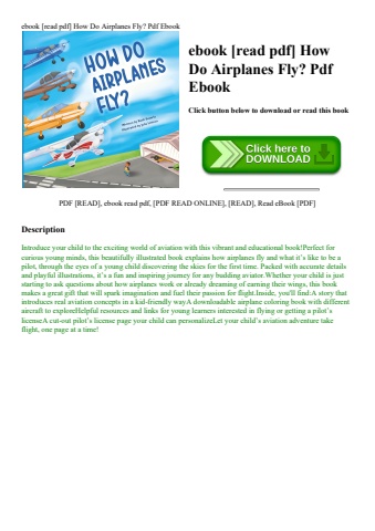 ebook [read pdf] how do airplanes fly pdf ebook
